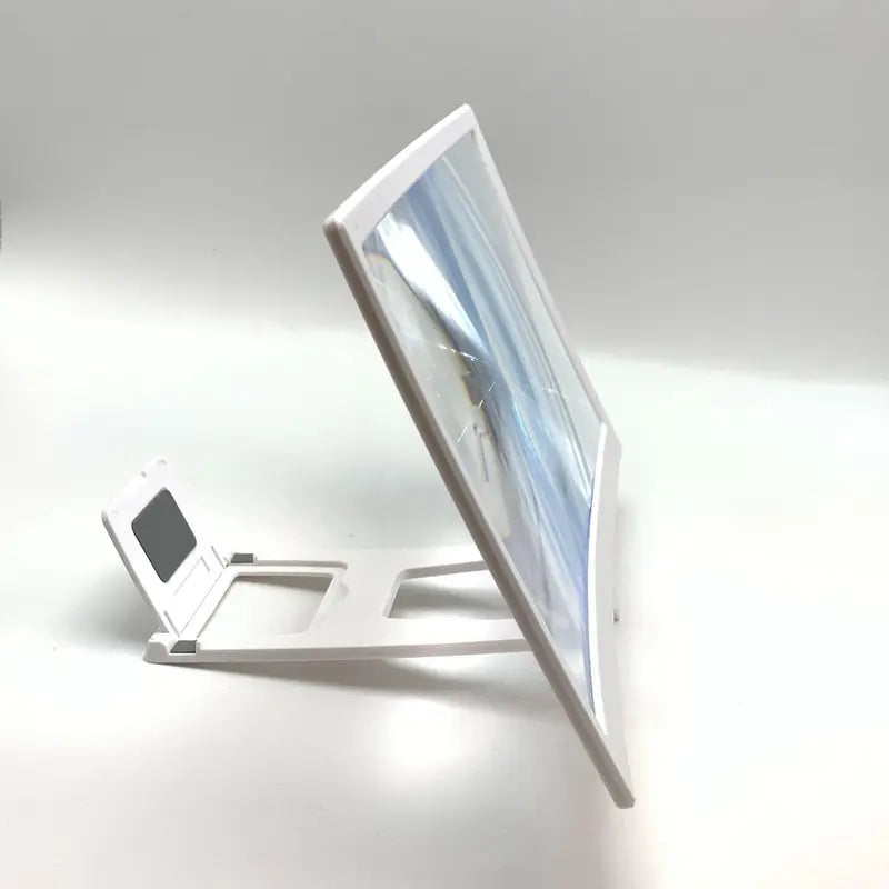 Curved Screen Mobile Phone Screen Amplifier, Portable Desktop HD Video Magnifier, Lazy Phone Stand, Screen Magnifier Holder, Phone Accessories for Home Office