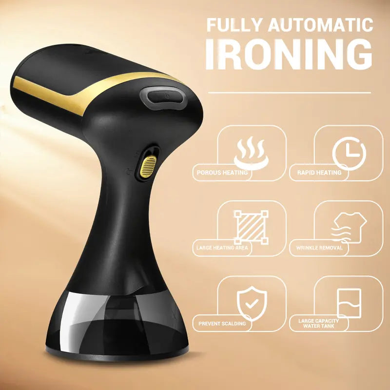 Mini Horizontal Vertical Travel Iron, Small Steam Iron 100-240V 300Ml for Business (US Plug)